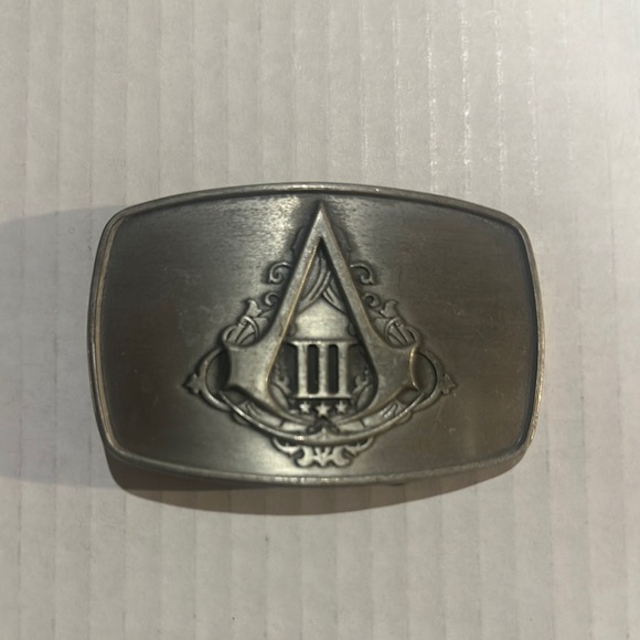 Assassins Creed Silver toned Belt Buckle collectors edition - Picture 1 of 5